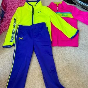 Kids girls jacket (3-4yrs) under armour and puma!